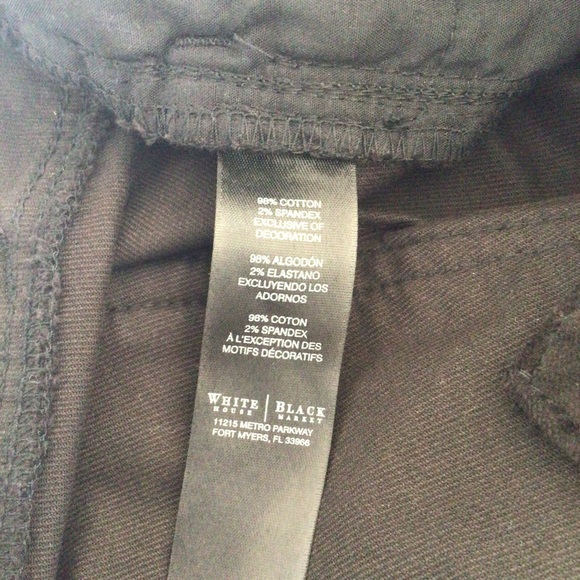 WHITE HOUSE BLACK MARKET BLACK VELVET ANKLE ZIP SKINNY JEANS SIZE 4 - Picture 15 of 16